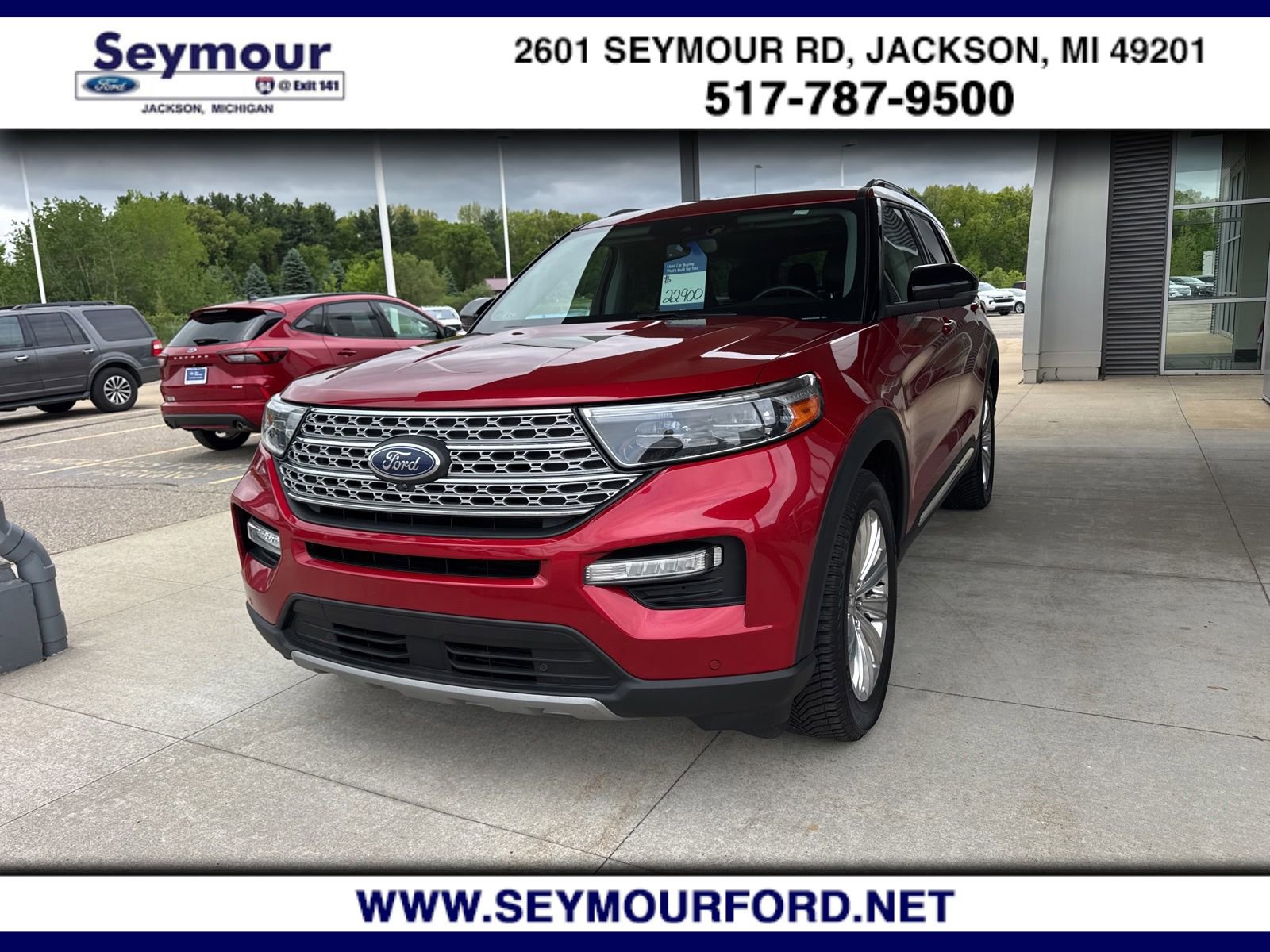 Certified 2020 Ford Explorer Limited w/ Class III Trailer Tow Package AWD/4WD image 1