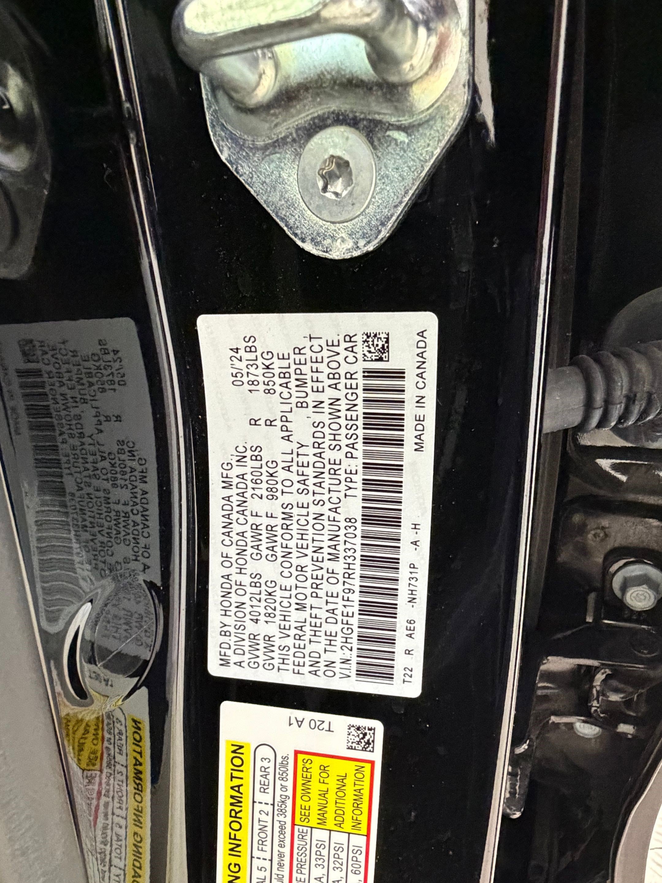 Used 2024 Honda Civic Touring image 22