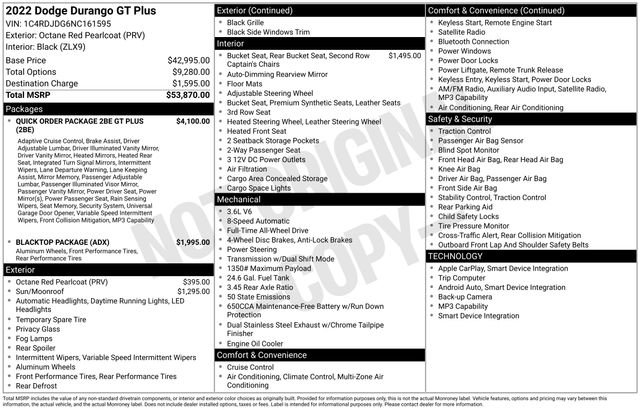 Used 2022 Dodge Durango GT AWD/4WD image 4