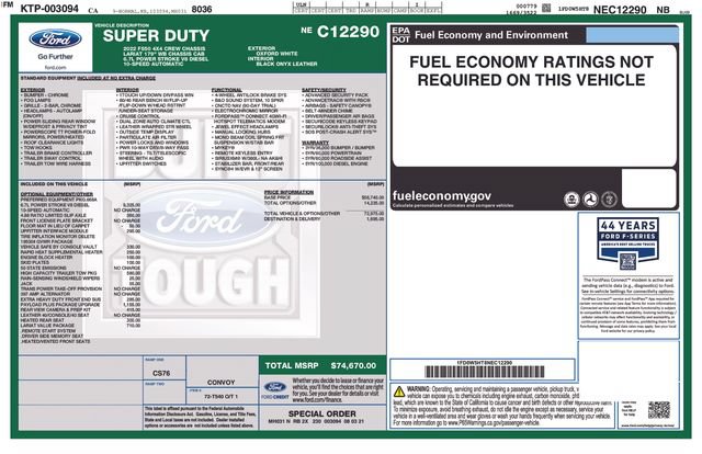 Certified 2022 Ford F550 4x4 Crew Cab Super Duty image 37
