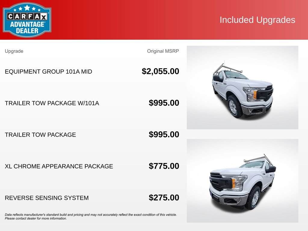 Certified 2018 Ford F150 XL w/ Equipment Group 101A Mid AWD/4WD image 14