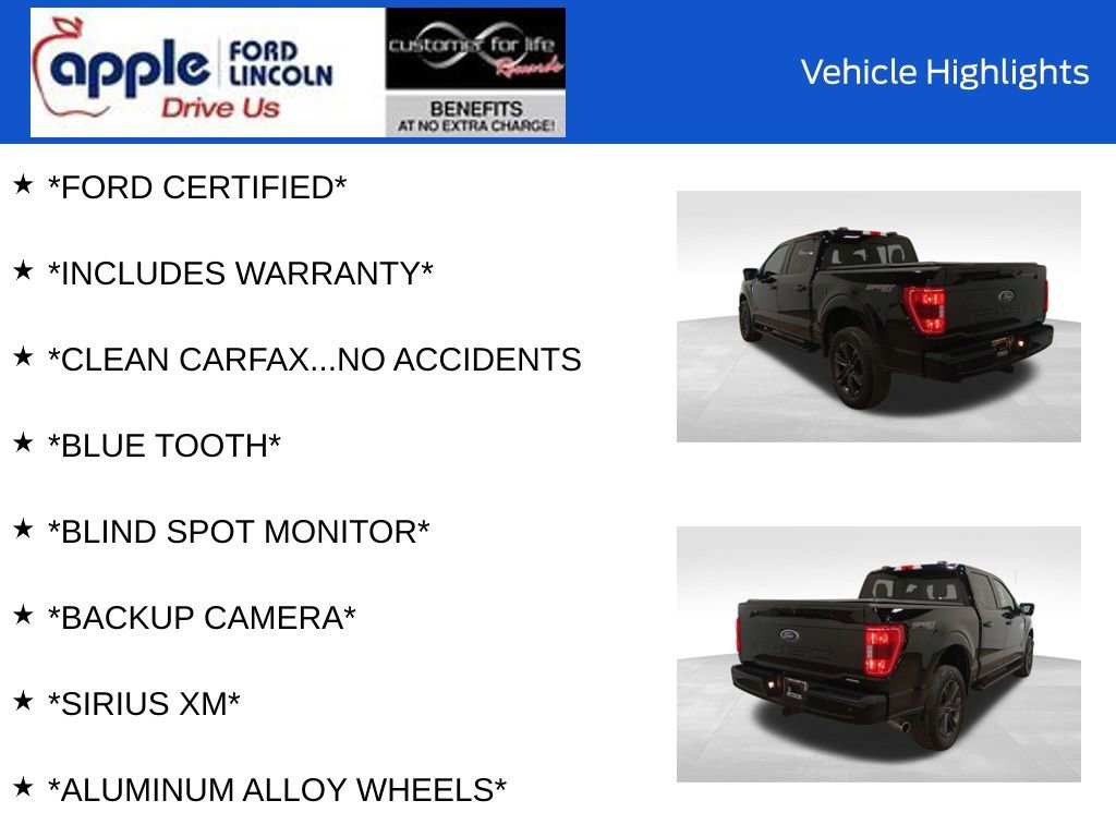 Certified 2023 Ford F150 XLT w/ Equipment Group 302A High image 13