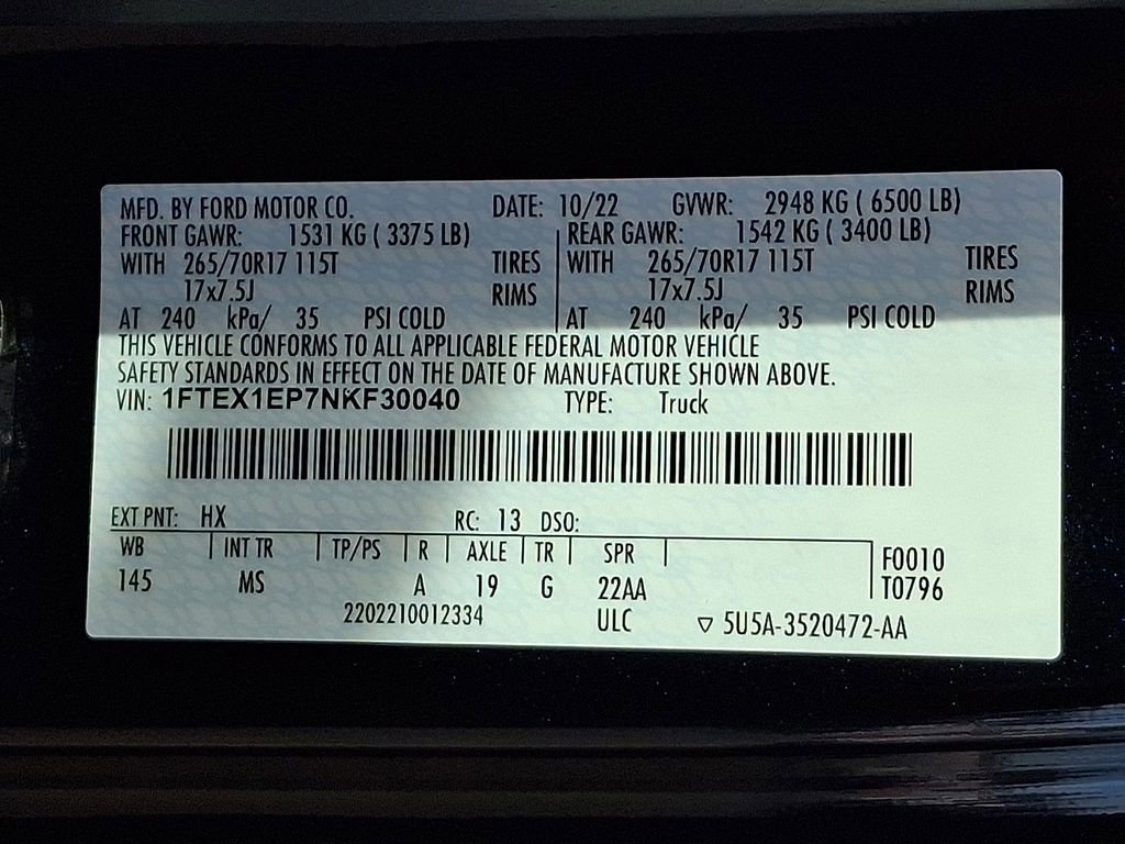 Certified 2022 Ford F150 XLT image 27