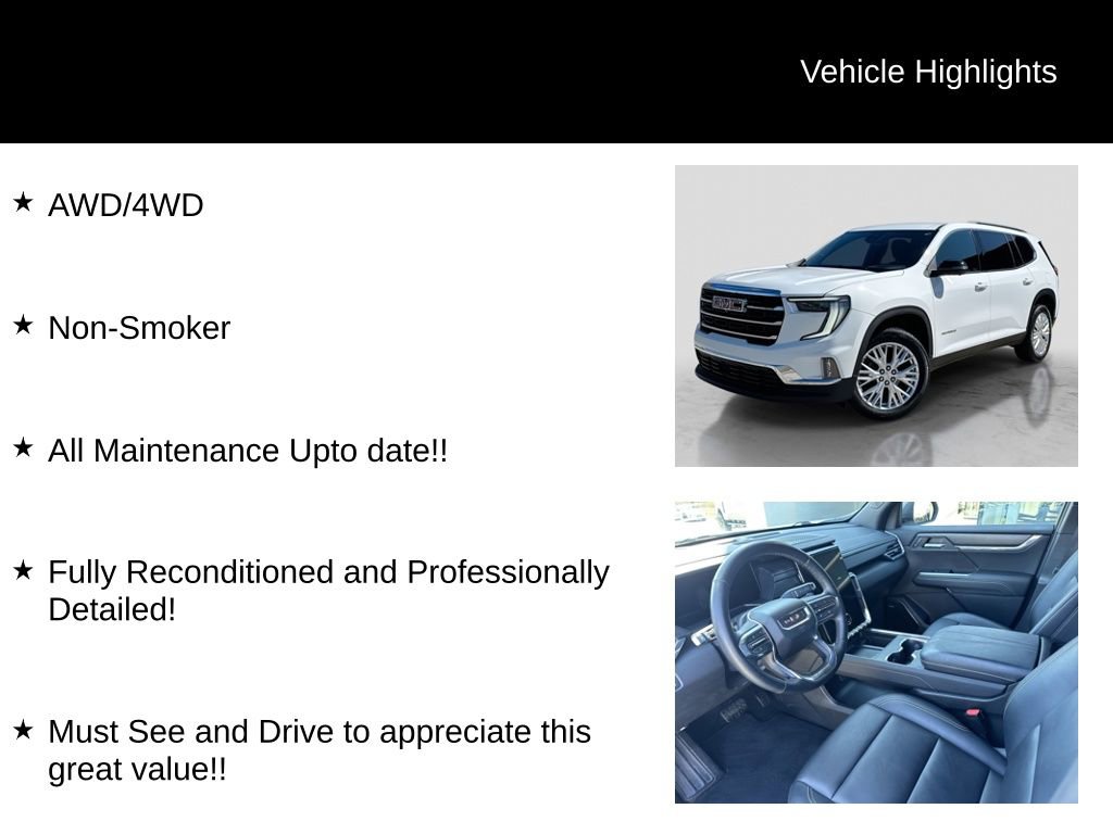 Used 2024 GMC Acadia Elevation AWD/4WD image 11