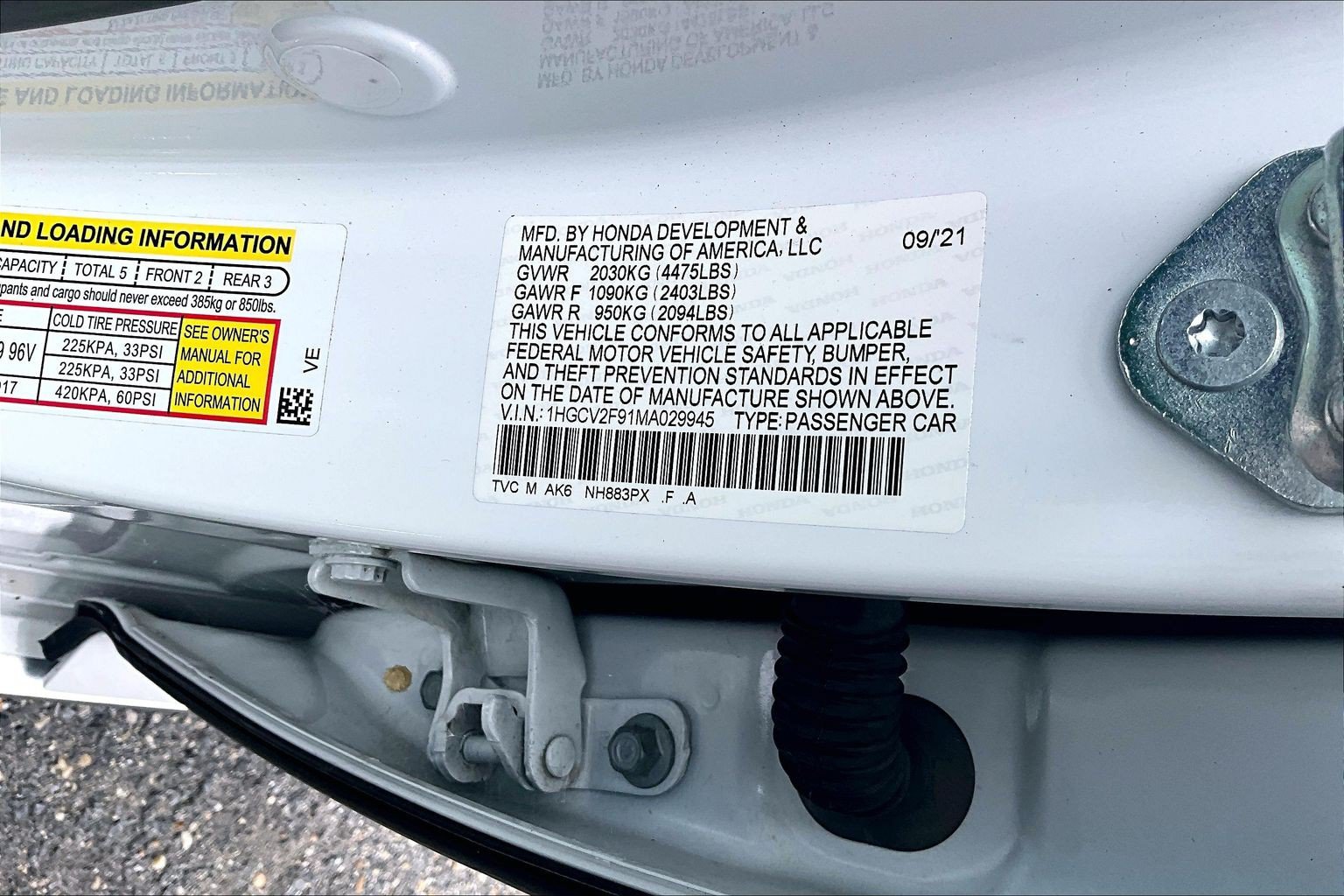 Used 2021 Honda Accord Touring image 35