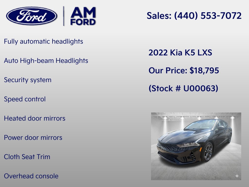 Used 2022 Kia K5 LXS AWD/4WD image 13