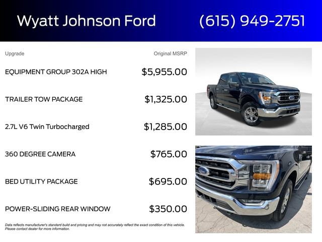 Certified 2023 Ford F150 XLT w/ Equipment Group 302A High AWD/4WD image 5