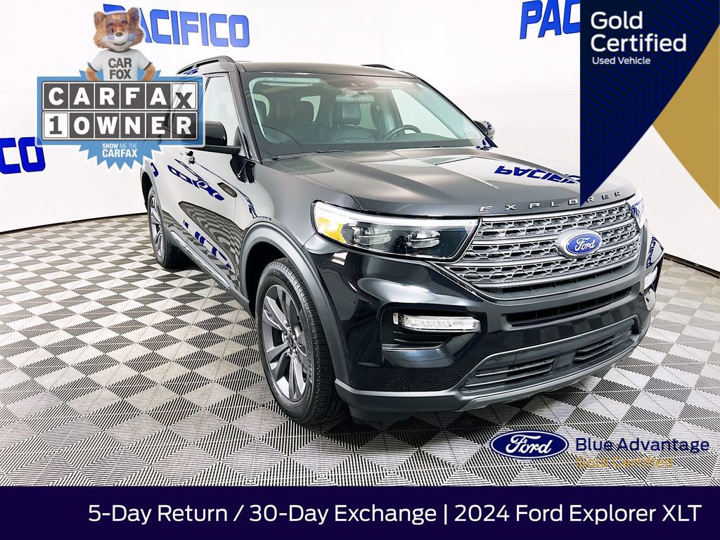 Certified 2024 Ford Explorer XLT w/ Equipment Group 202A image 1