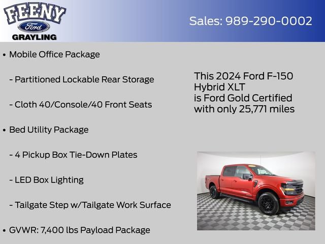 Certified 2024 Ford F150 XLT w/ Equipment Group 302A MID AWD/4WD image 24