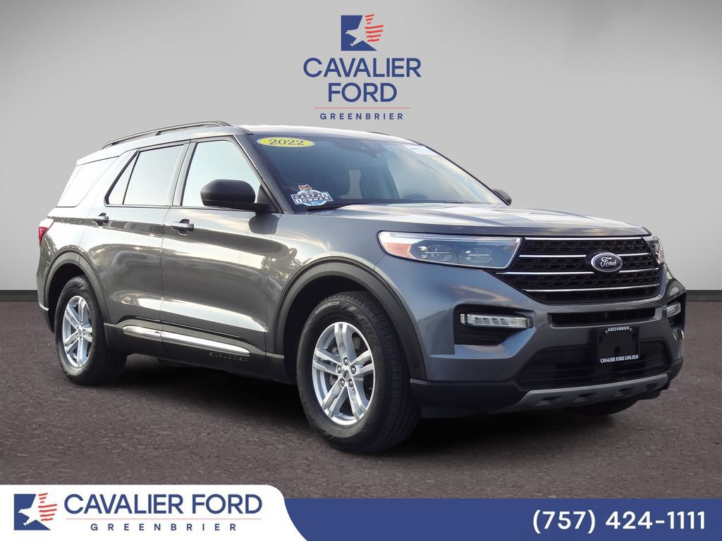 Certified 2022 Ford Explorer XLT w/ Equipment Group 202A