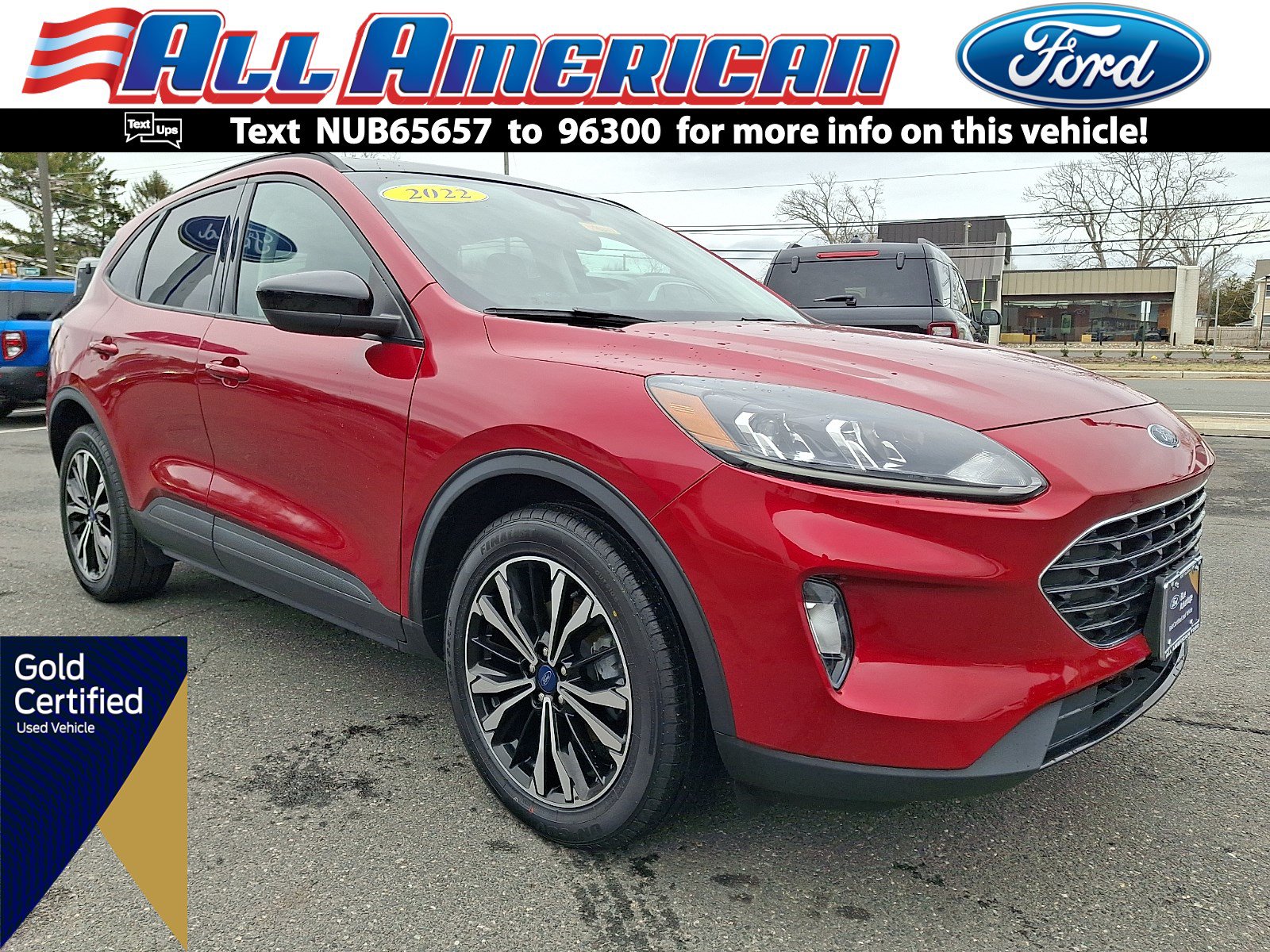 Certified 2022 Ford Escape SEL w/ SEL Stealth AWD Package image 1