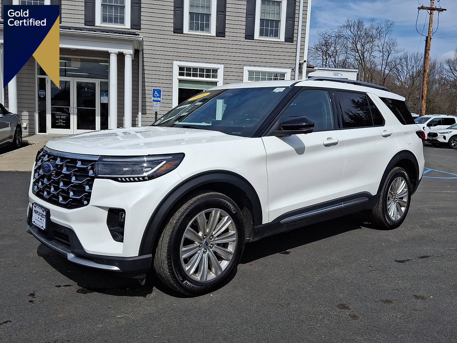 Certified 2025 Ford Explorer Platinum w/ LUX Leather Package