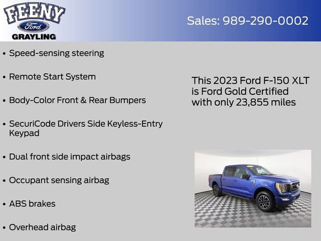 Certified 2023 Ford F150 XLT w/ Equipment Group 302A High image 24