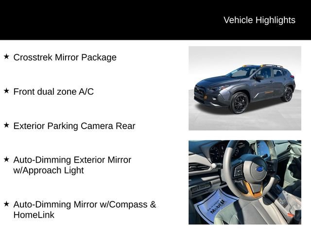 Used 2024 Subaru Crosstrek 2.5i Wilderness w/ Crosstrek Mirror Package image 10
