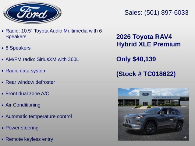Used 2026 Toyota RAV4 XLE Premium AWD/4WD image 6