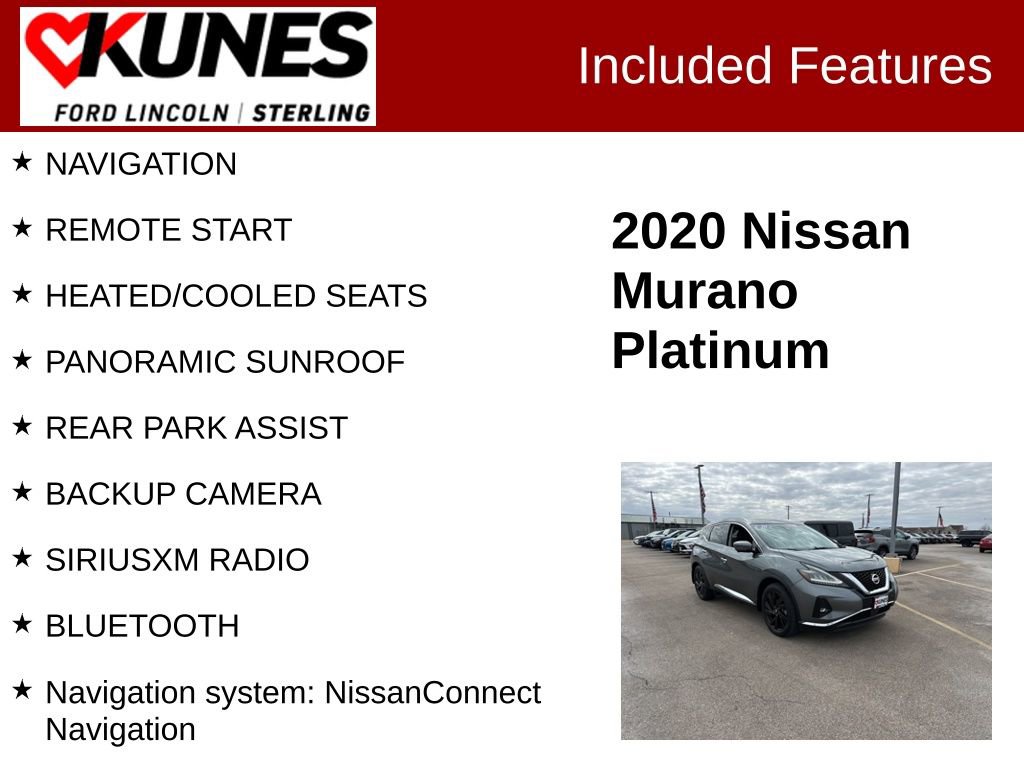 Used 2020 Nissan Murano Platinum image 2