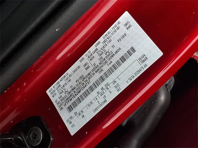 Certified 2021 Ford F150 XLT w/ Equipment Group 302A High image 34