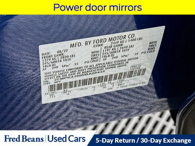 Certified 2022 Ford Edge SEL w/ Convenience Package AWD/4WD image 38