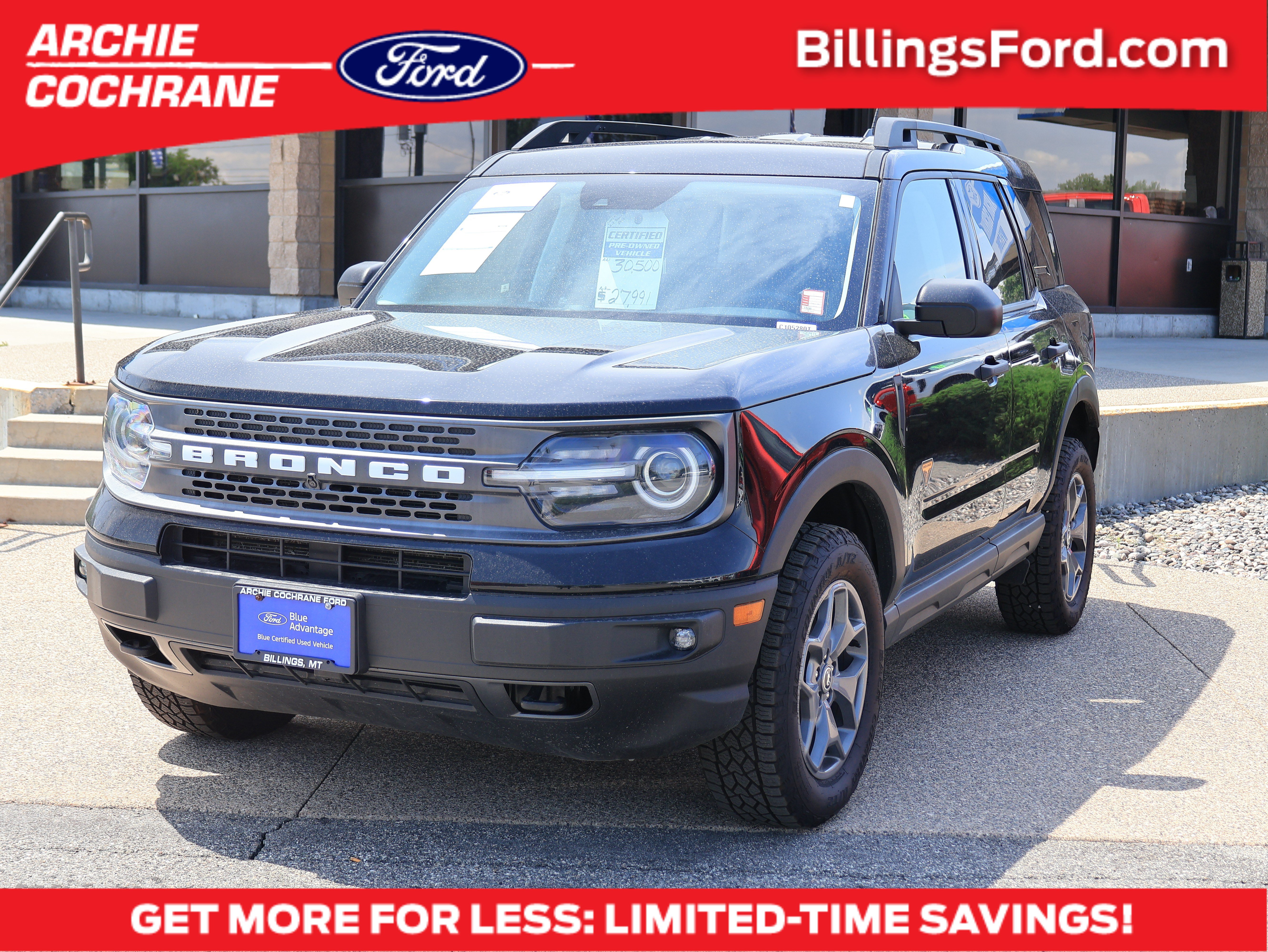 Certified 2022 Ford Bronco Sport Badlands