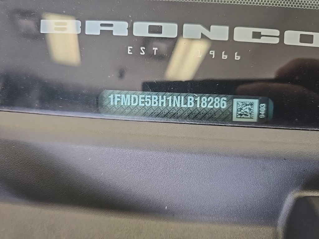 Certified 2022 Ford Bronco Black Diamond AWD/4WD image 9