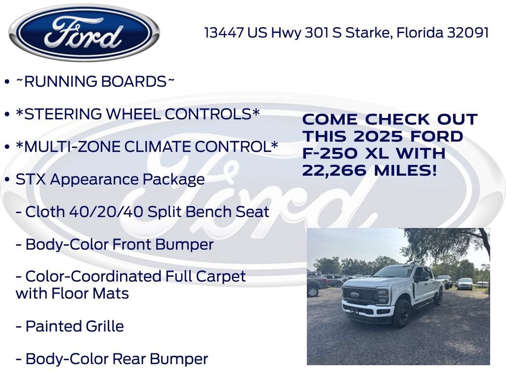 Certified 2025 Ford F250 XL w/ STX Appearance Package AWD/4WD image 17