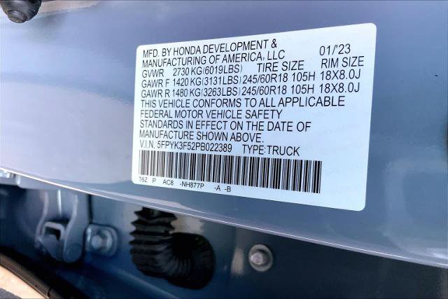 Used 2023 Honda Ridgeline RTL image 34