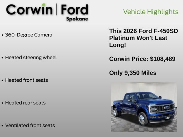 Certified 2026 Ford F450 Platinum AWD/4WD image 13