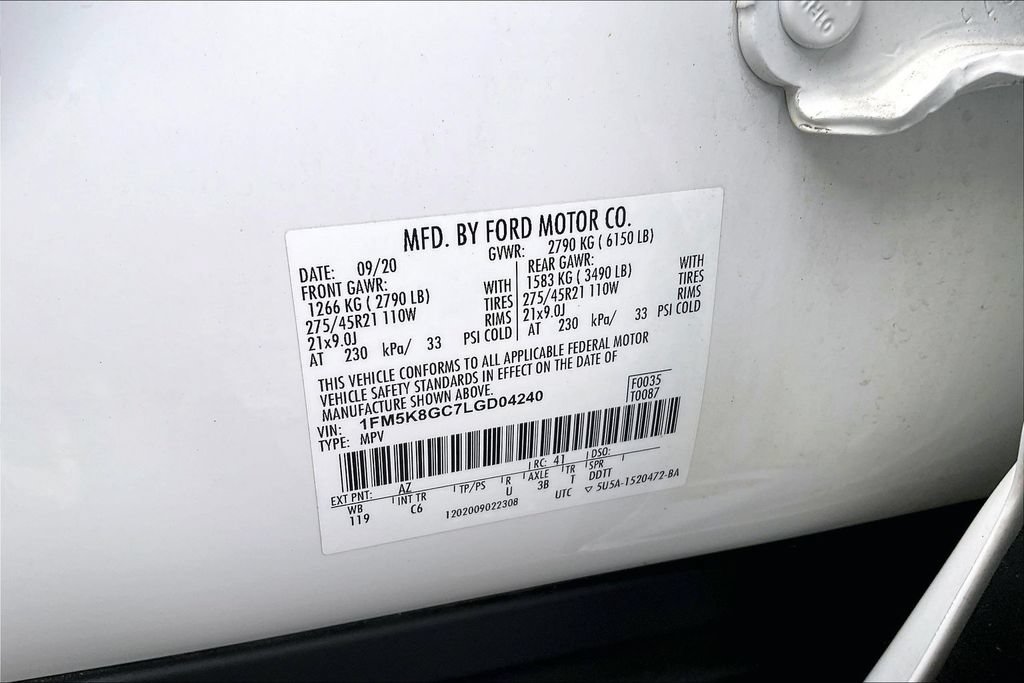 Certified 2020 Ford Explorer ST w/ ST Street Pack AWD/4WD image 34