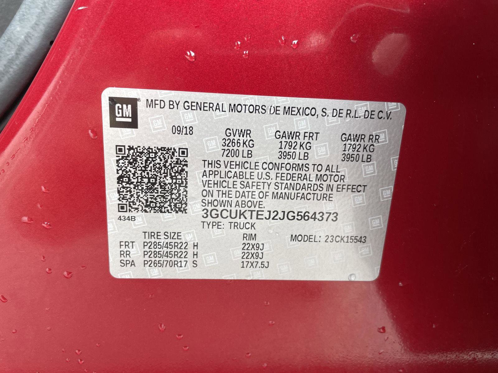 Used 2018 Chevrolet Silverado 1500 High Country AWD/4WD image 35