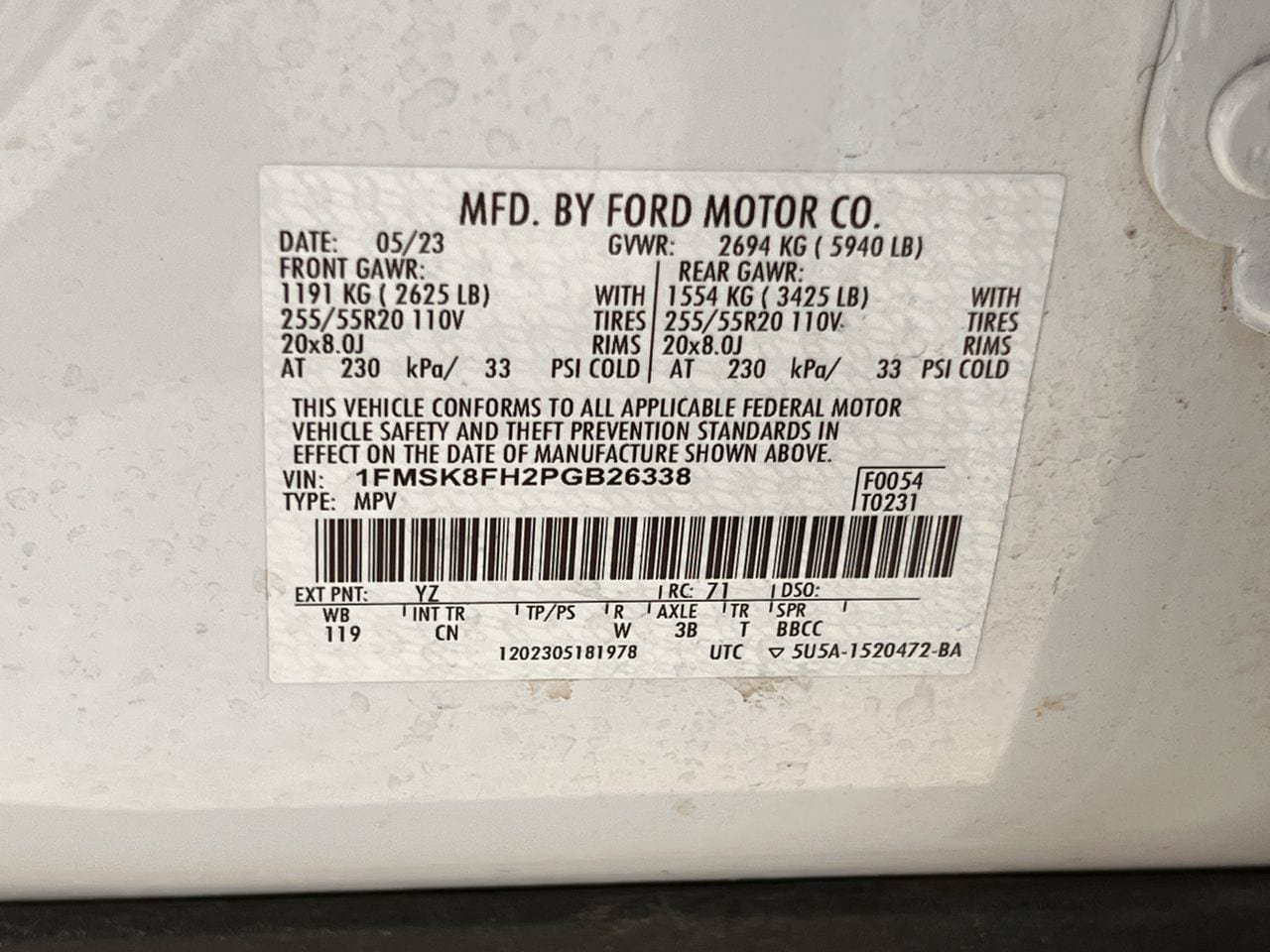 Certified 2023 Ford Explorer Limited AWD/4WD image 32