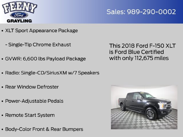 Certified 2018 Ford F150 XLT w/ Equipment Group 302A Luxury AWD/4WD image 21
