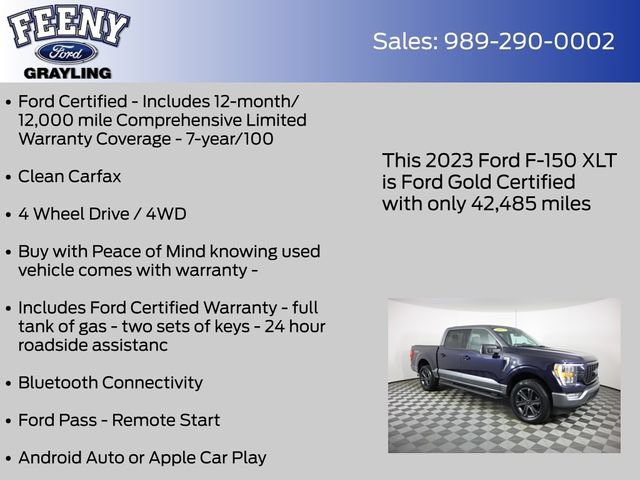 Certified 2023 Ford F150 XLT w/ Equipment Group 302A High AWD/4WD image 5