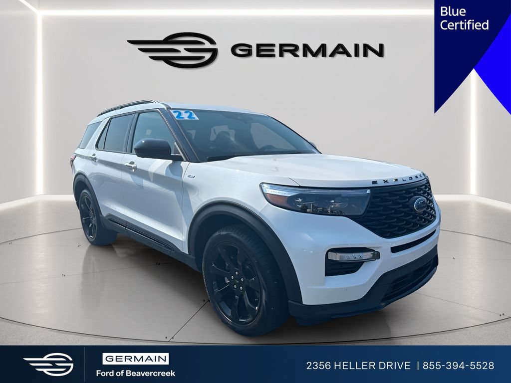 Certified 2022 Ford Explorer ST-Line w/ Class IV Trailer Tow Package