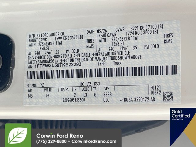 Certified 2026 Ford F150 XLT w/ Equipment Group 302A MID AWD/4WD image 35