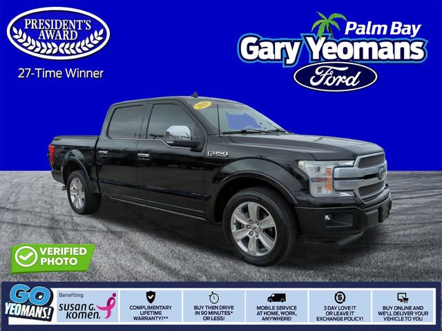 Certified 2018 Ford F150 Platinum image 1