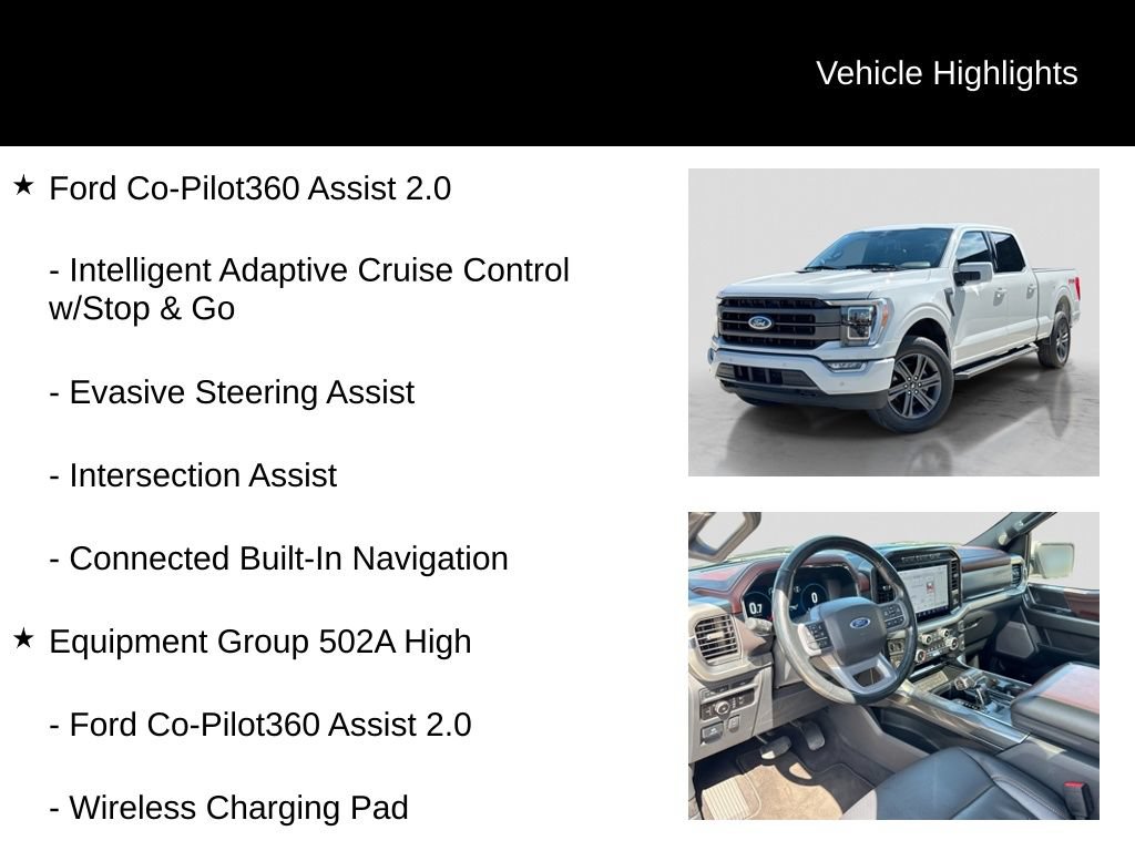 Certified 2023 Ford F150 Lariat w/ Equipment Group 502A High AWD/4WD image 6