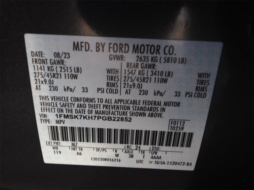 Certified 2023 Ford Explorer ST-Line w/ Class IV Trailer Tow Package image 24