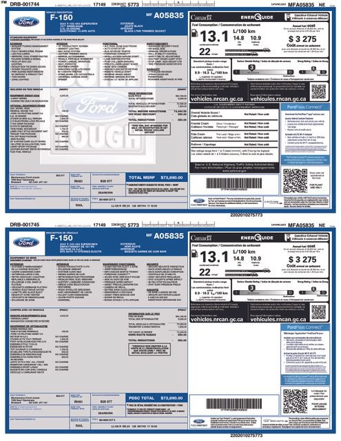 Certified 2021 Ford F150 Lariat w/ Equipment Group 502A High AWD/4WD image 37