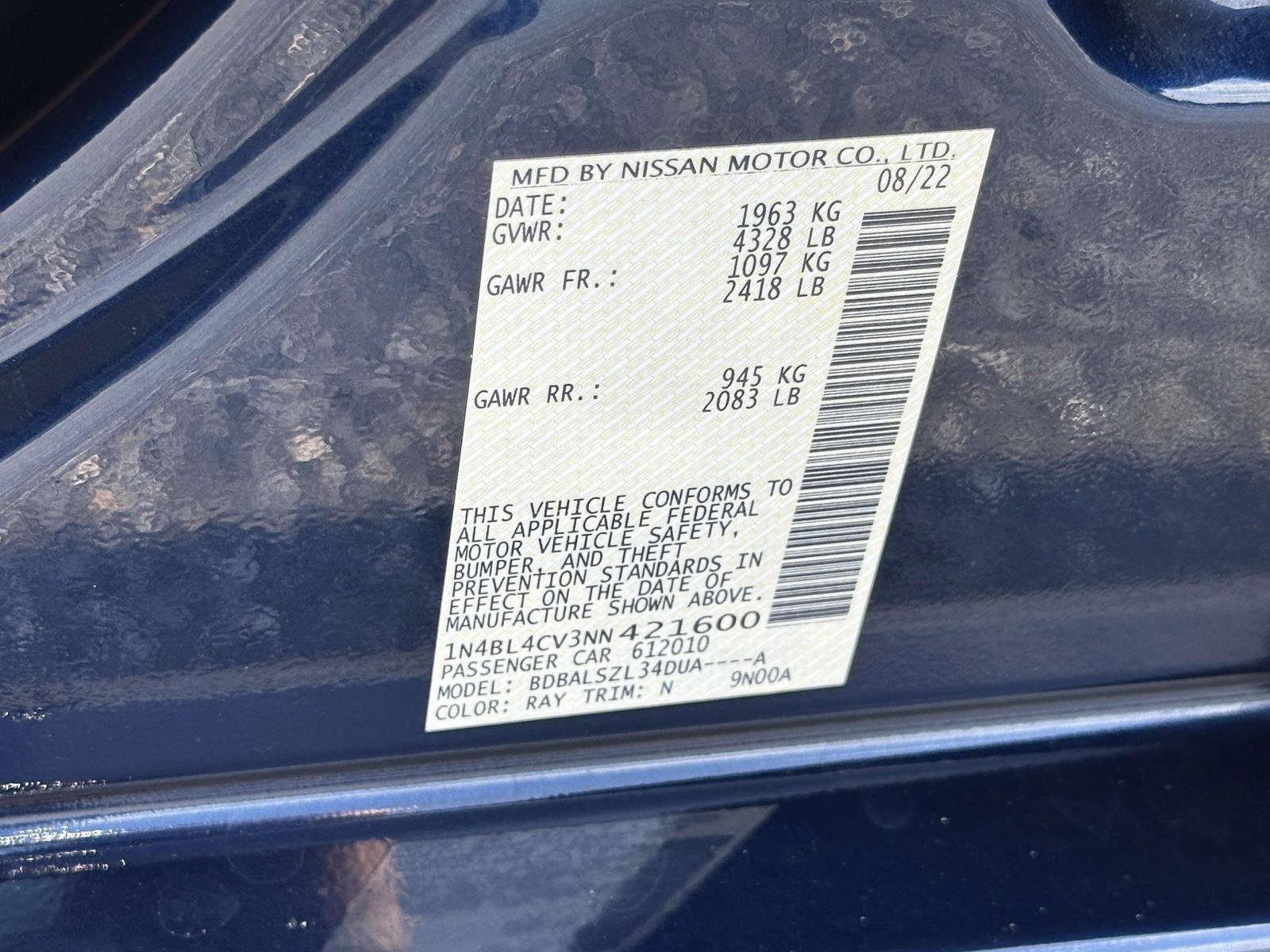Used 2022 Nissan Altima 2.5 SR FWD image 26