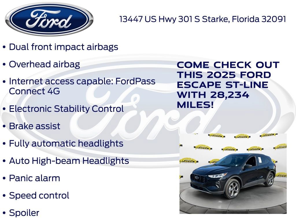 Certified 2025 Ford Escape ST-Line AWD/4WD image 32