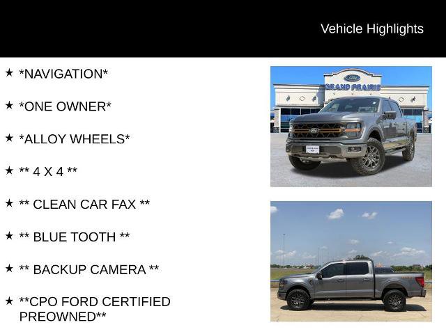 Certified 2025 Ford F150 Tremor w/ Bed Utility Package AWD/4WD image 4