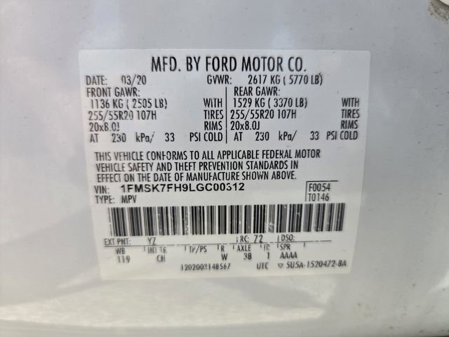Certified 2020 Ford Explorer Limited image 22