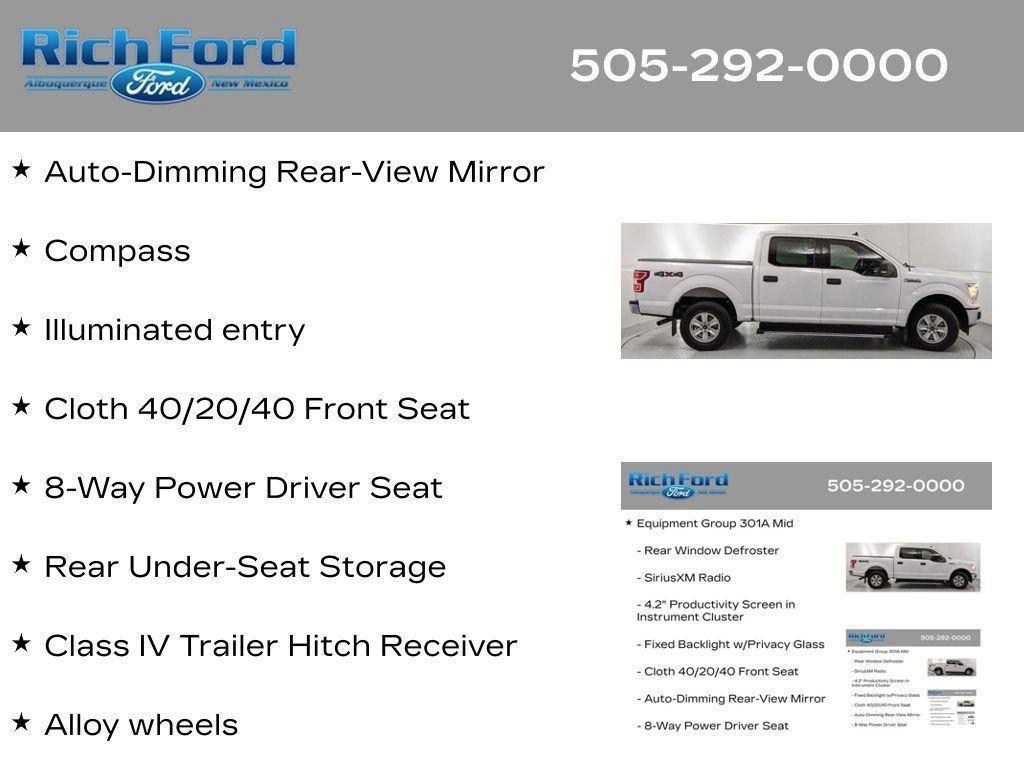 Certified 2020 Ford F150 XLT w/ Equipment Group 301A Mid AWD/4WD image 72