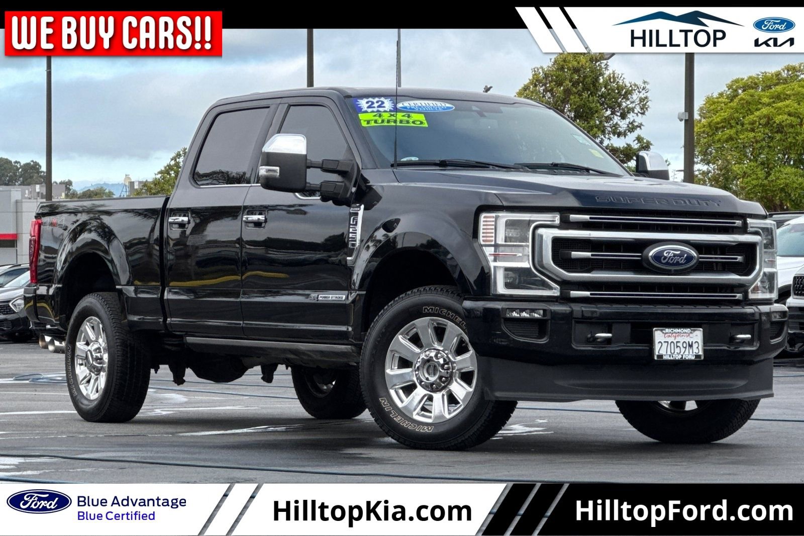 Certified 2022 Ford F250 Platinum