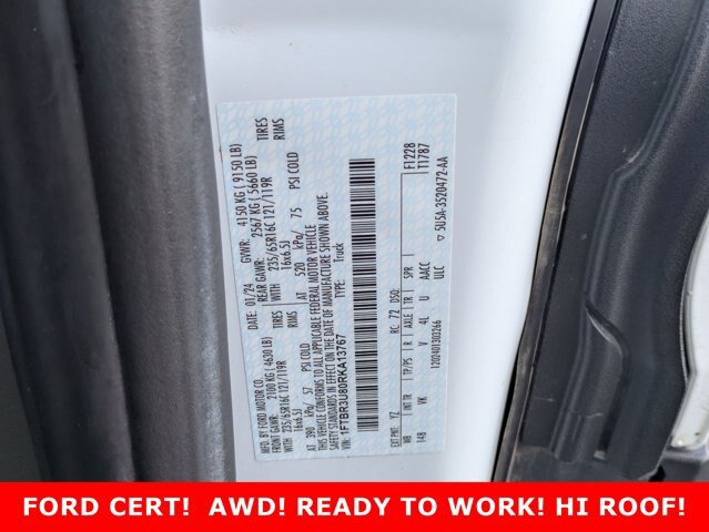 Certified 2024 Ford Transit 250 148 High Roof Extended AWD image 28