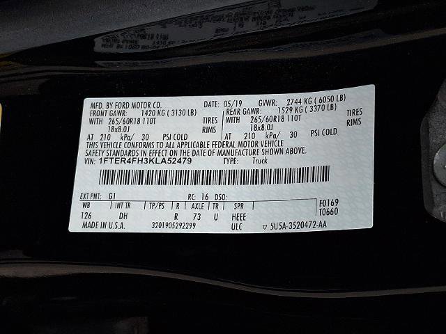 Certified 2019 Ford Ranger Lariat w/ Equipment Group 501A Mid image 26