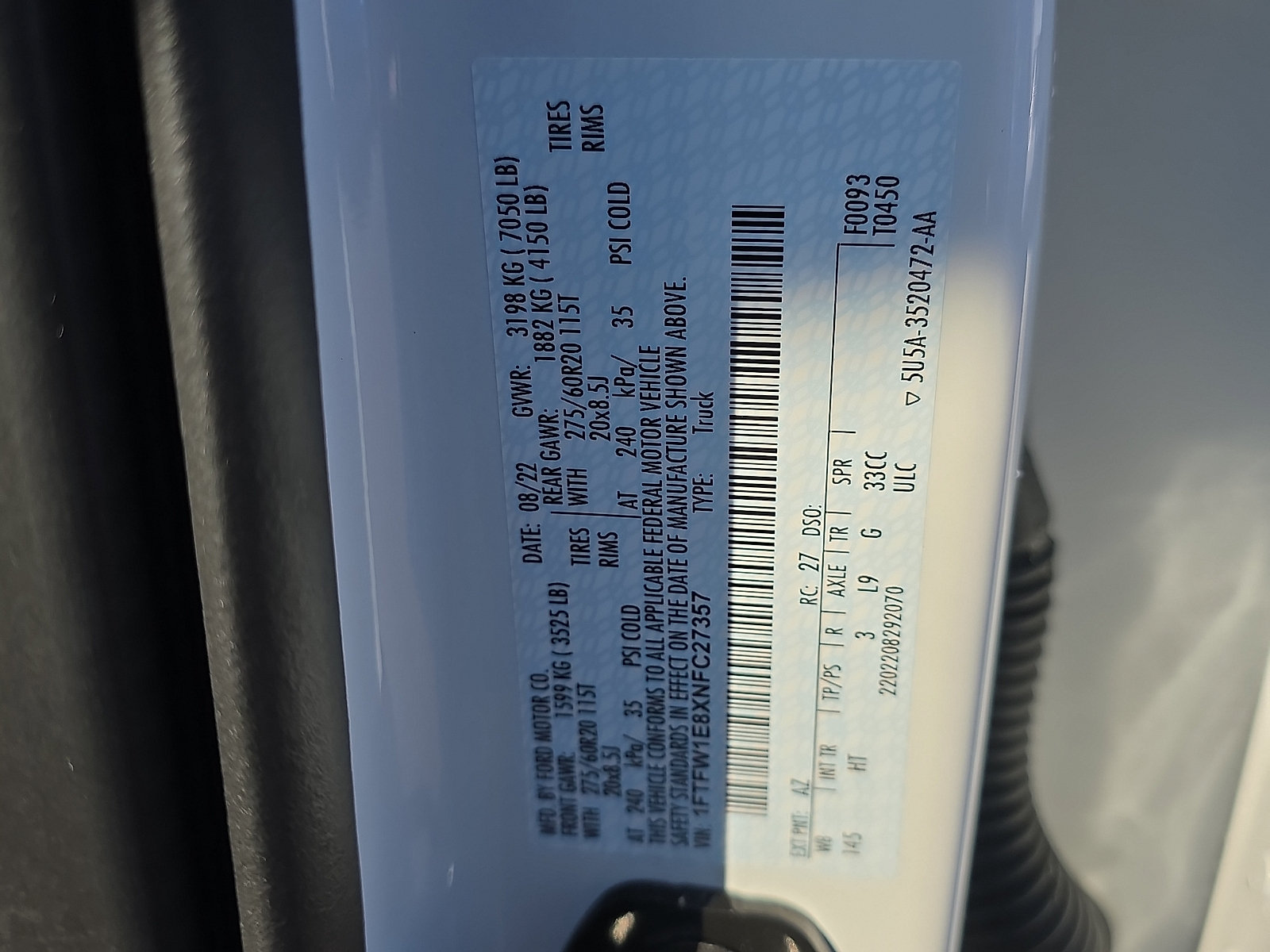 Certified 2022 Ford F150 Lariat w/ Max Trailer Tow Package AWD/4WD image 27