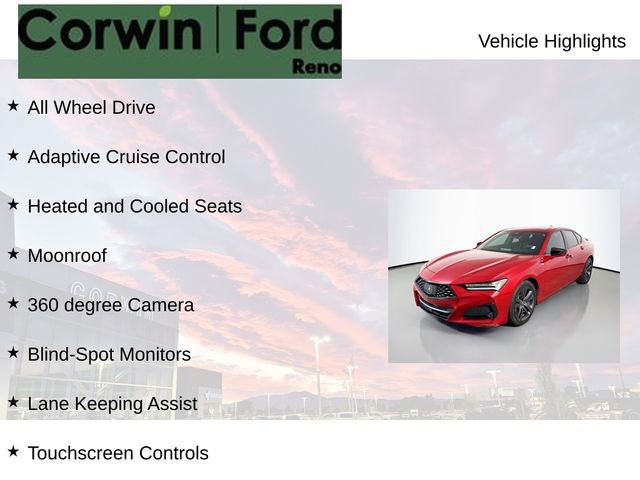 Used 2021 Acura TLX w/ A-SPEC Pkg AWD/4WD image 7