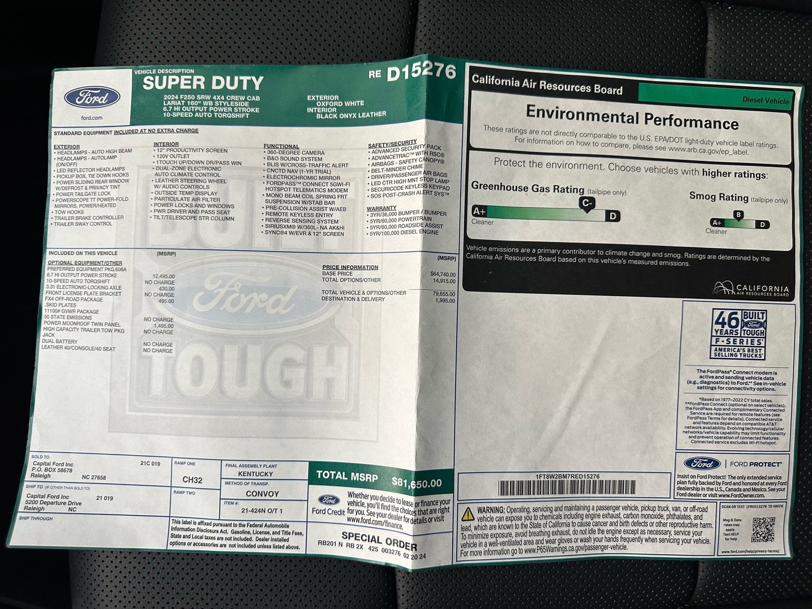 Certified 2024 Ford F250 Lariat AWD/4WD image 44