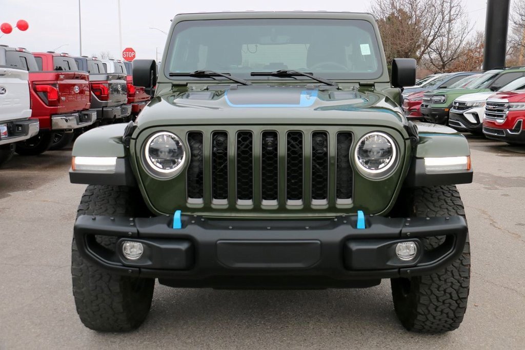 Used 2023 Jeep Wrangler Unlimited Rubicon 4xe w/ Steel Bumper Group image 3
